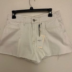Forever 21 white shorts